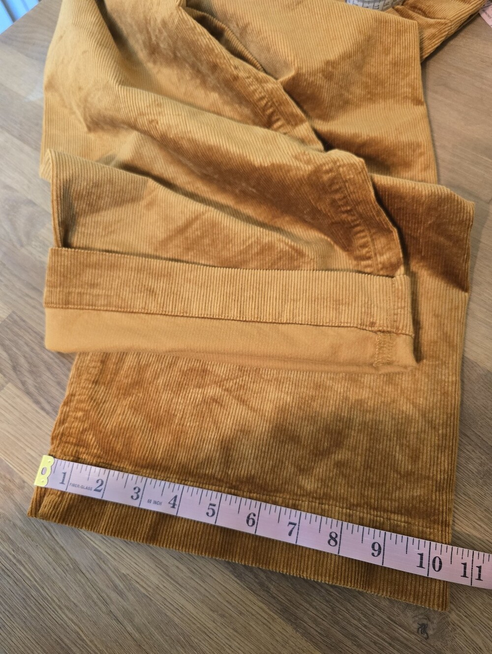 Maeve Colette Corduroy Crop Wide-Leg Pants Caramel 29p - Picture 12 of 12